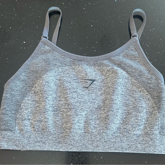 Gymshark Heather Gray Sports Bra size S - Picture 2 of 5